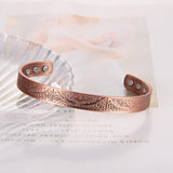 Tree of Vitalis Copper Bangle 6pcs 175mm